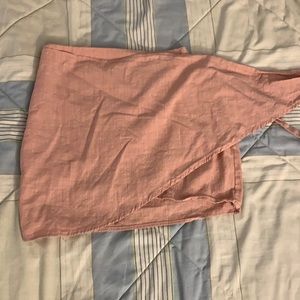 SHEIN Self-tie Mini Wrap Skirt